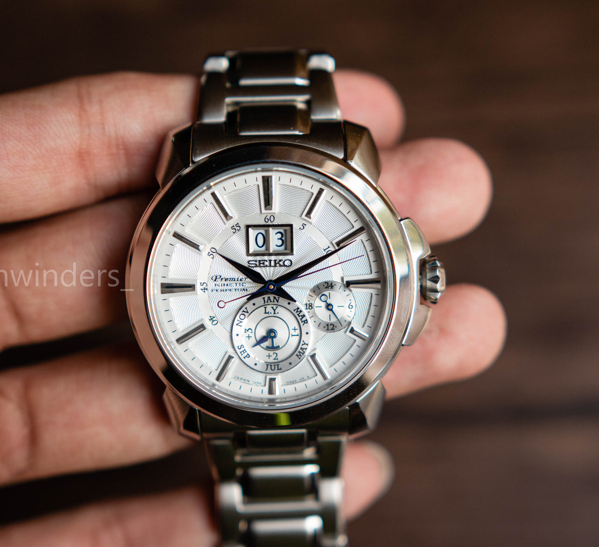 Seiko Premier Kinetic Perpetual Calendar SNP159P1