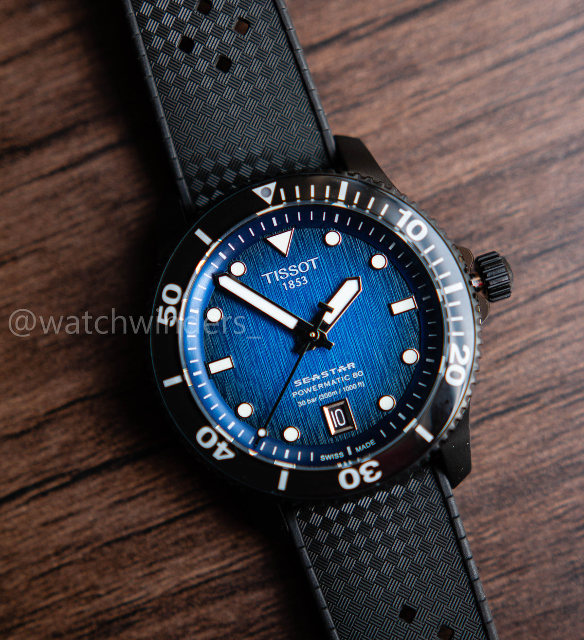 Tissot Seastar 1000 Powermatic 80 Blue Dial T120.807.37.041.00