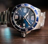 Longines Automatic Hydroconquest Blue Stainless Steel L3.742.4.96.6