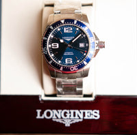 Longines Automatic Hydroconquest Blue Stainless Steel L3.742.4.96.6