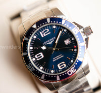 Longines Automatic Hydroconquest Blue Stainless Steel L3.742.4.96.6