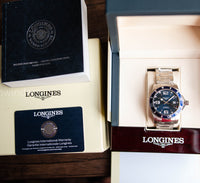 Longines Automatic Hydroconquest Blue Stainless Steel L3.742.4.96.6