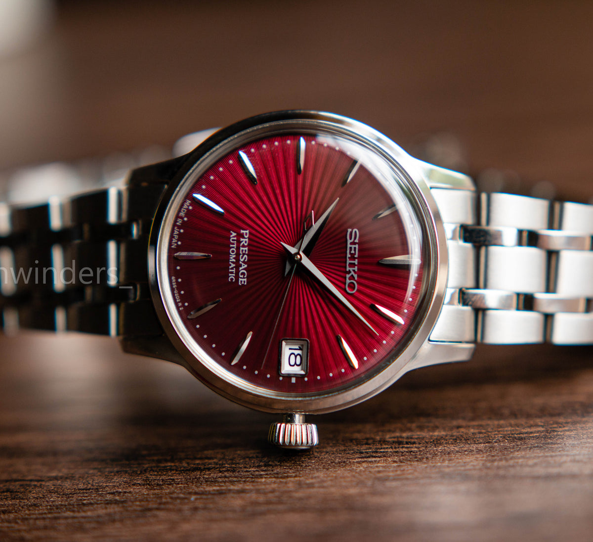 Seiko Presage Cocktail Time "Kir Royal" Red SRP853J1