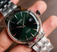 Seiko Presage Mockingbird Chain Green Dial SRPE15J1