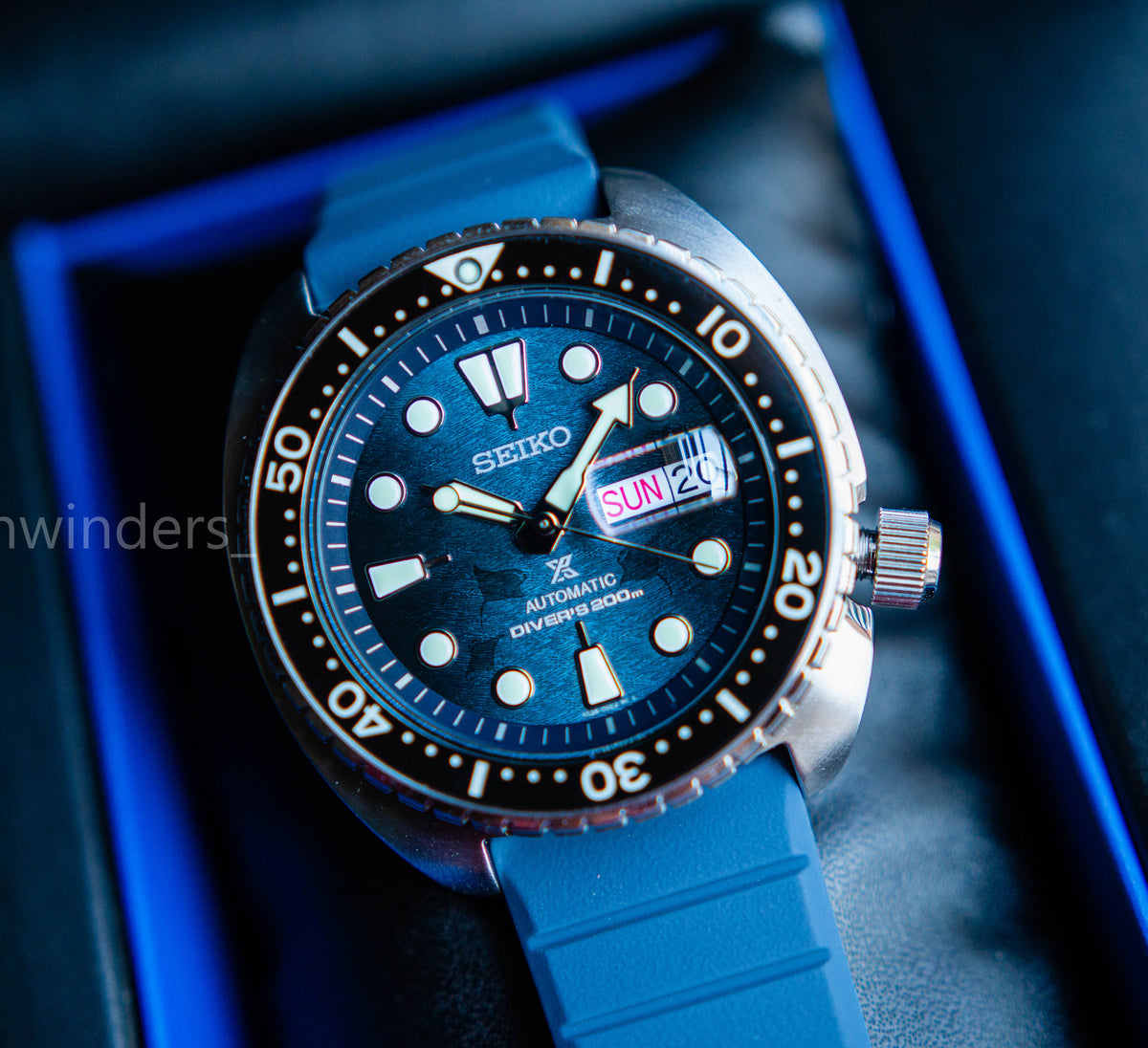 Seiko Prospex King Turtle 'Dark Manta' Special Edition SRPF77 Blue