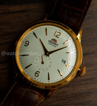 Orient Bambino Small Seconds Golden Dial RA-AP0004S10A
