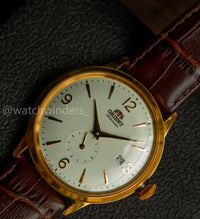 Orient Bambino Small Seconds Golden Dial RA-AP0004S10A