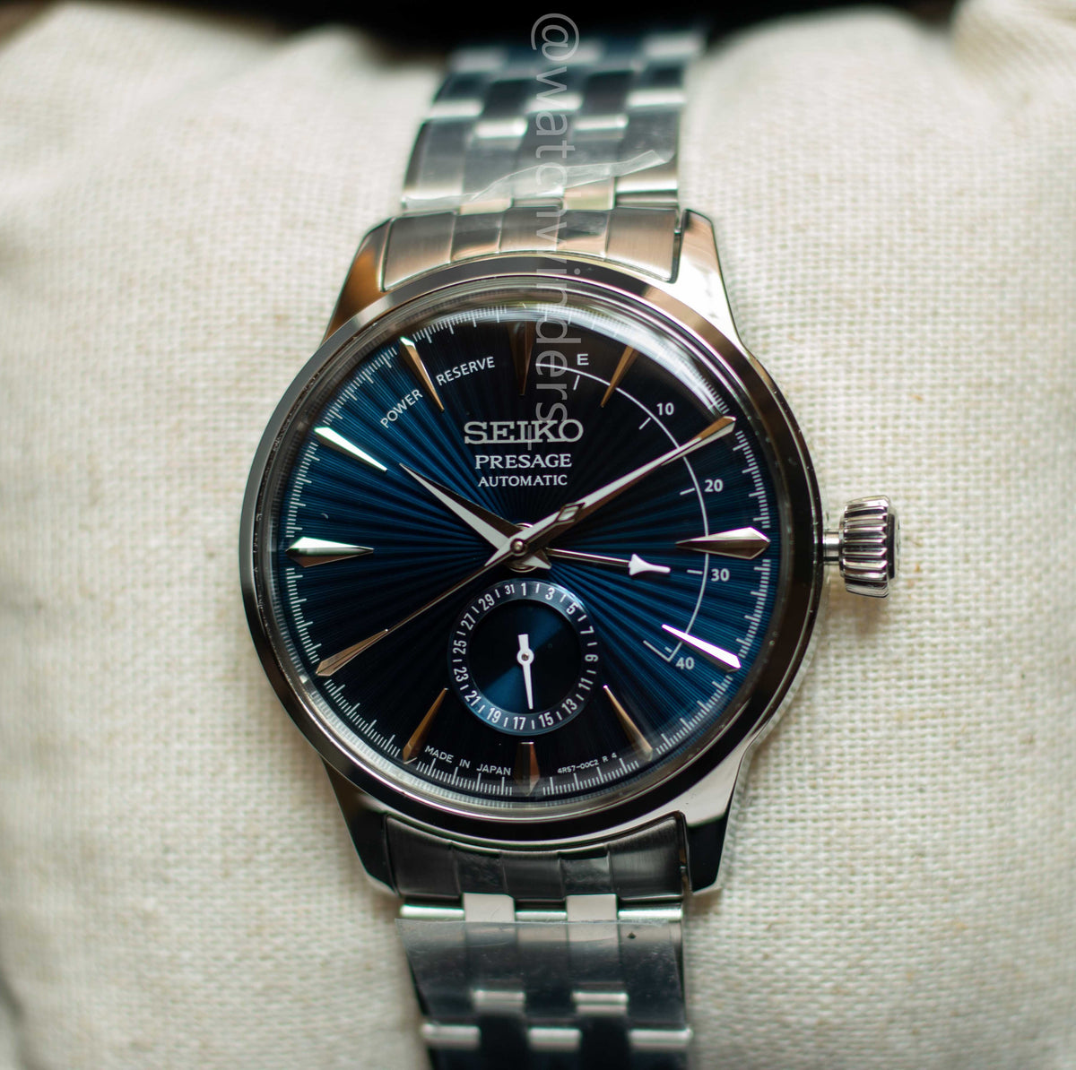 Seiko Presage Cocktail Time Blue moon Power Reserve SSA347J1