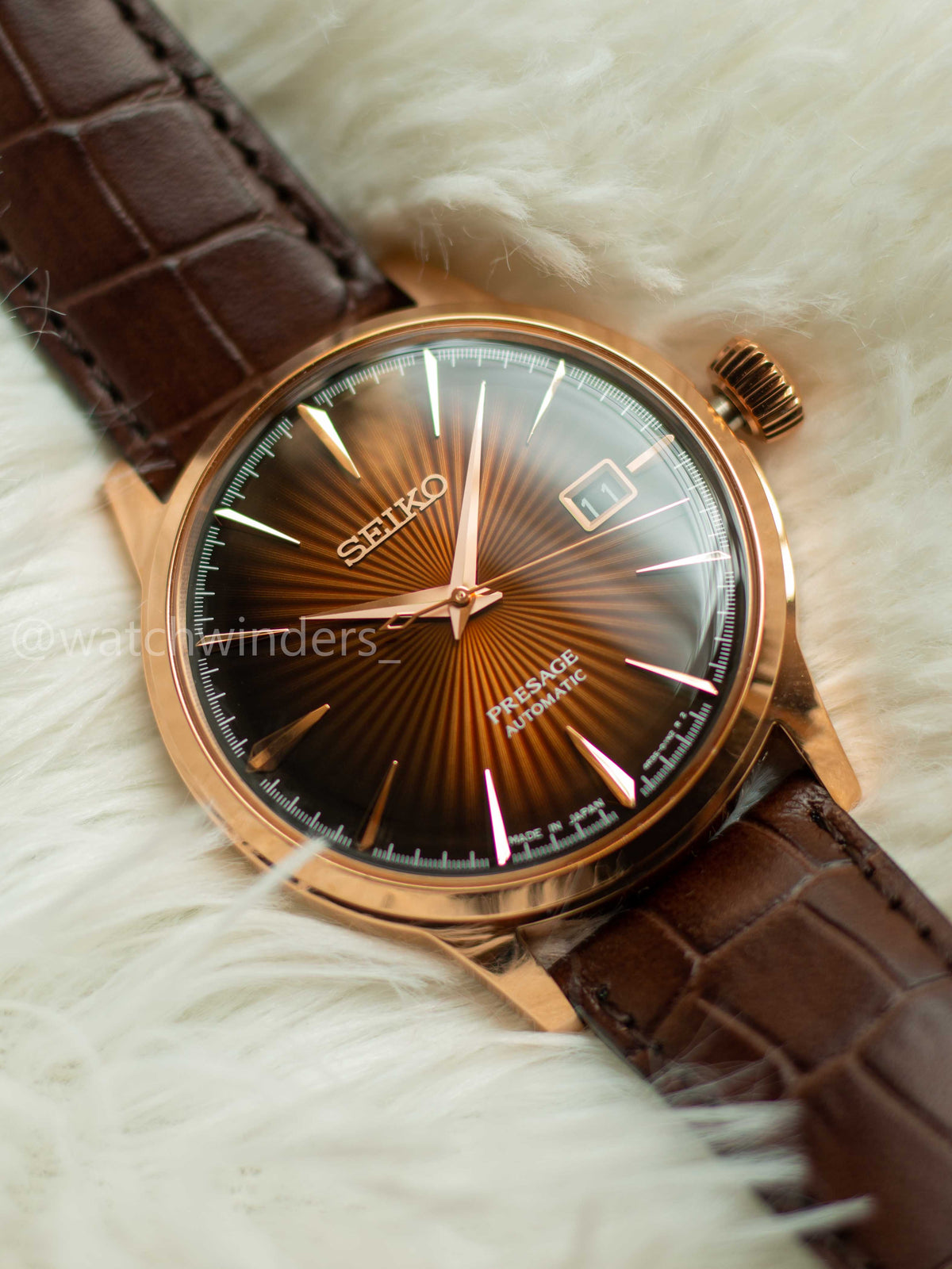 Seiko Presage 'Manhattan' Cocktail Time SRPB46