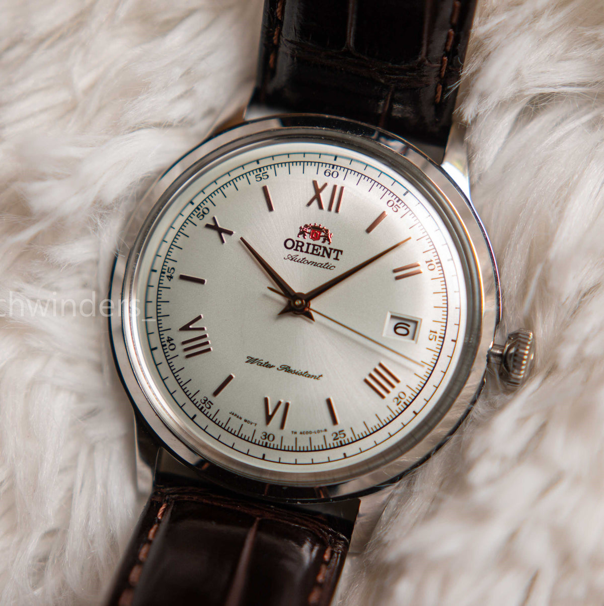 Orient 2nd-Gen Automatic White Dial / Golden Needles FAC00008W0