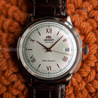 Orient 2nd-Gen Automatic White Dial / Golden Needles FAC00008W0