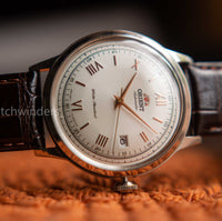 Orient 2nd-Gen Automatic White Dial / Golden Needles FAC00008W0