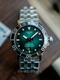 Tissot Seastar 1000 Powermatic 80 Green T120.407.11.091.01