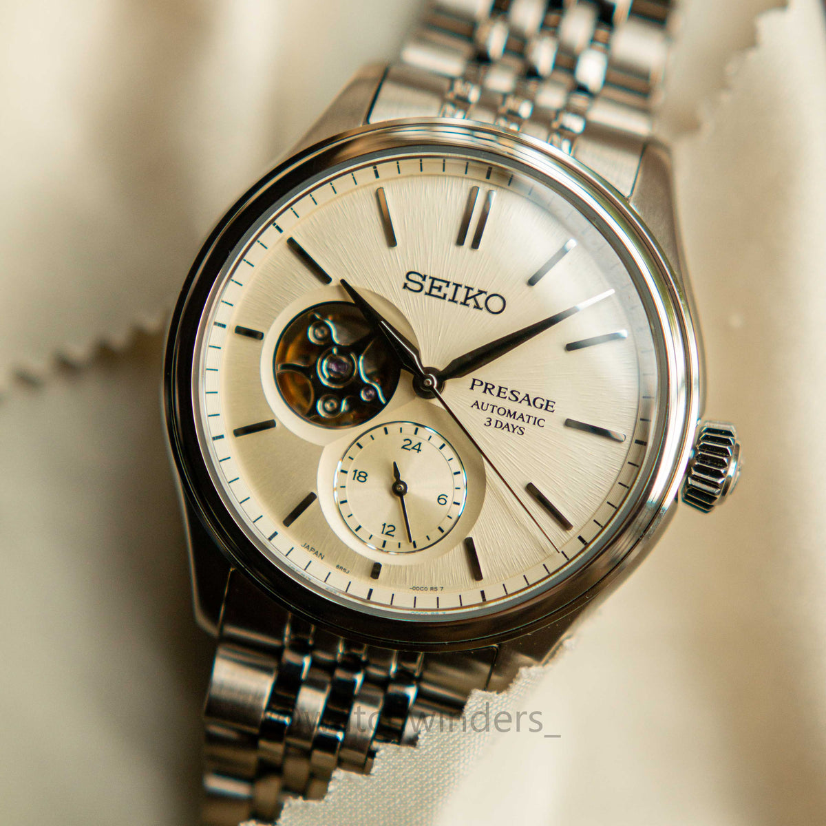 Seiko Presage Classic 'Semi-Skeleton' Open Heart SPB469