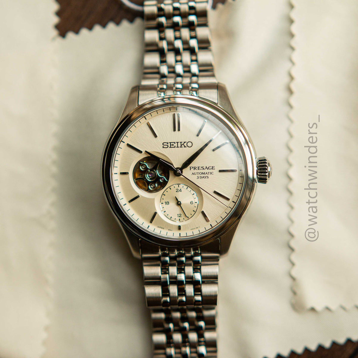 Seiko Presage Classic 'Semi-Skeleton' Open Heart SPB469