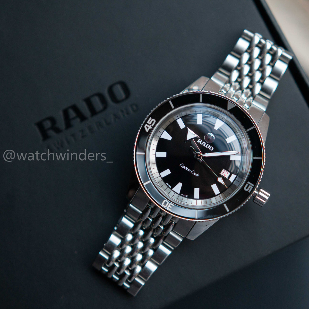 Rado Captain Cook Automatic Black Dial R32505153