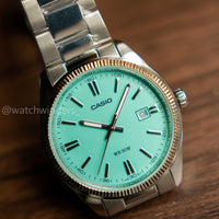 Casio Analogue Quartz Turquoise Blue Dial - 1302PD-2A2VEF