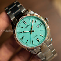 Casio Analogue Quartz Turquoise Blue Dial - 1302PD-2A2VEF