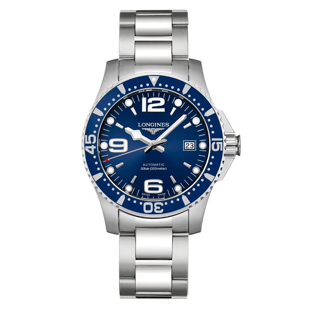 Longines Automatic Hydroconquest Blue Stainless Steel L3.742.4.96.6