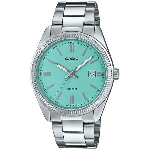 Casio Analogue Quartz Turquoise Blue Dial - 1302PD-2A2VEF