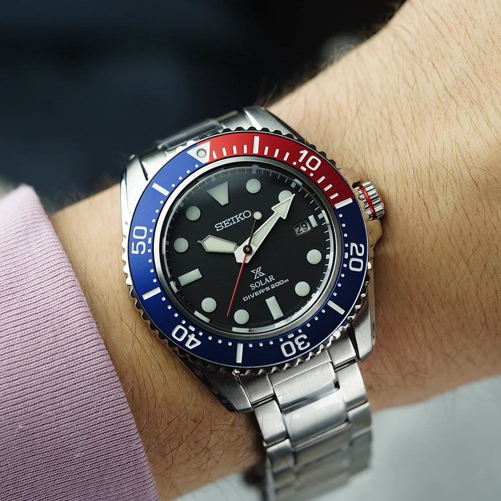 Seiko Prospex Solar Pepsi Dial 42mm SNE591