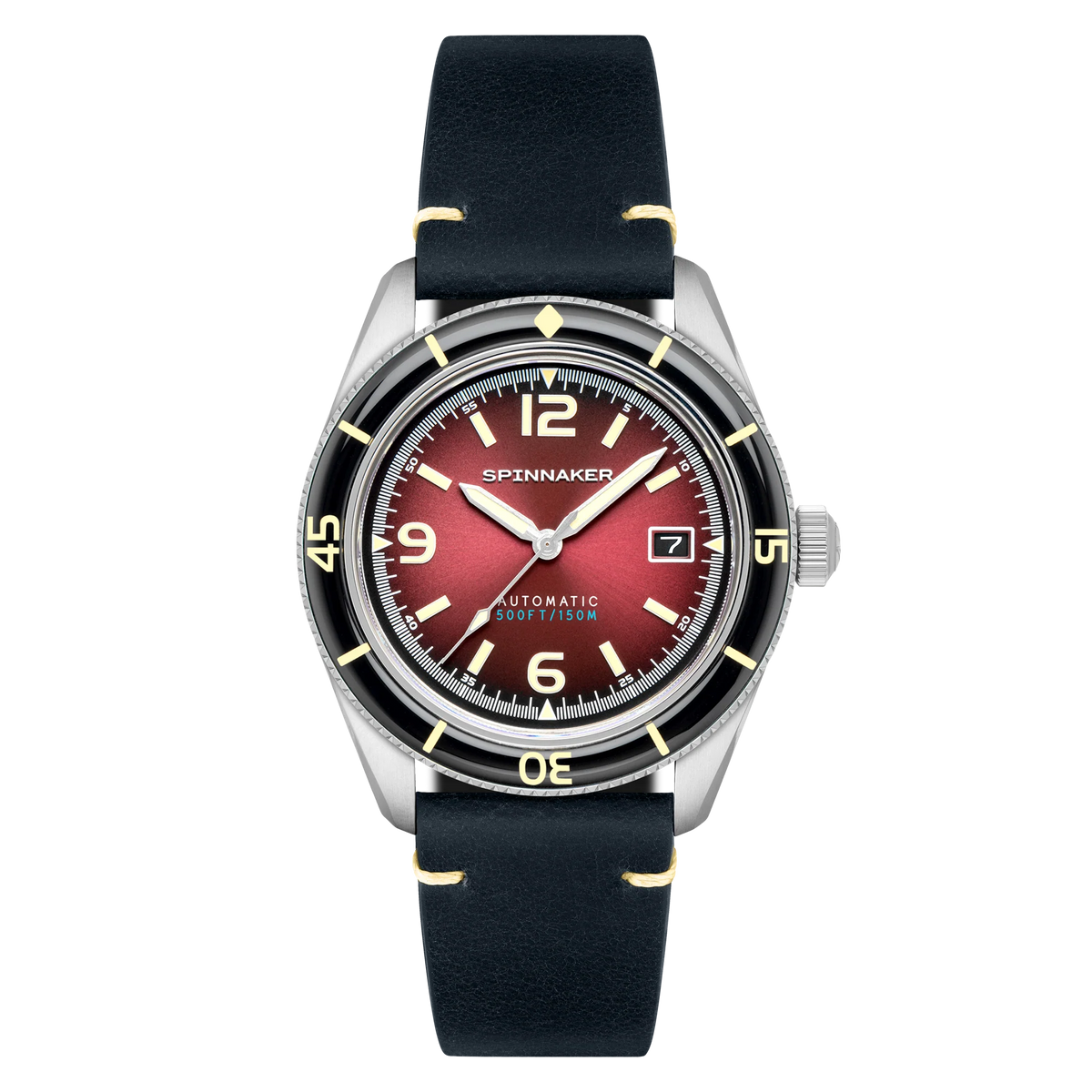 Spinnakar Fleuss Automatic Oxblood Red Dial SP-5055-07