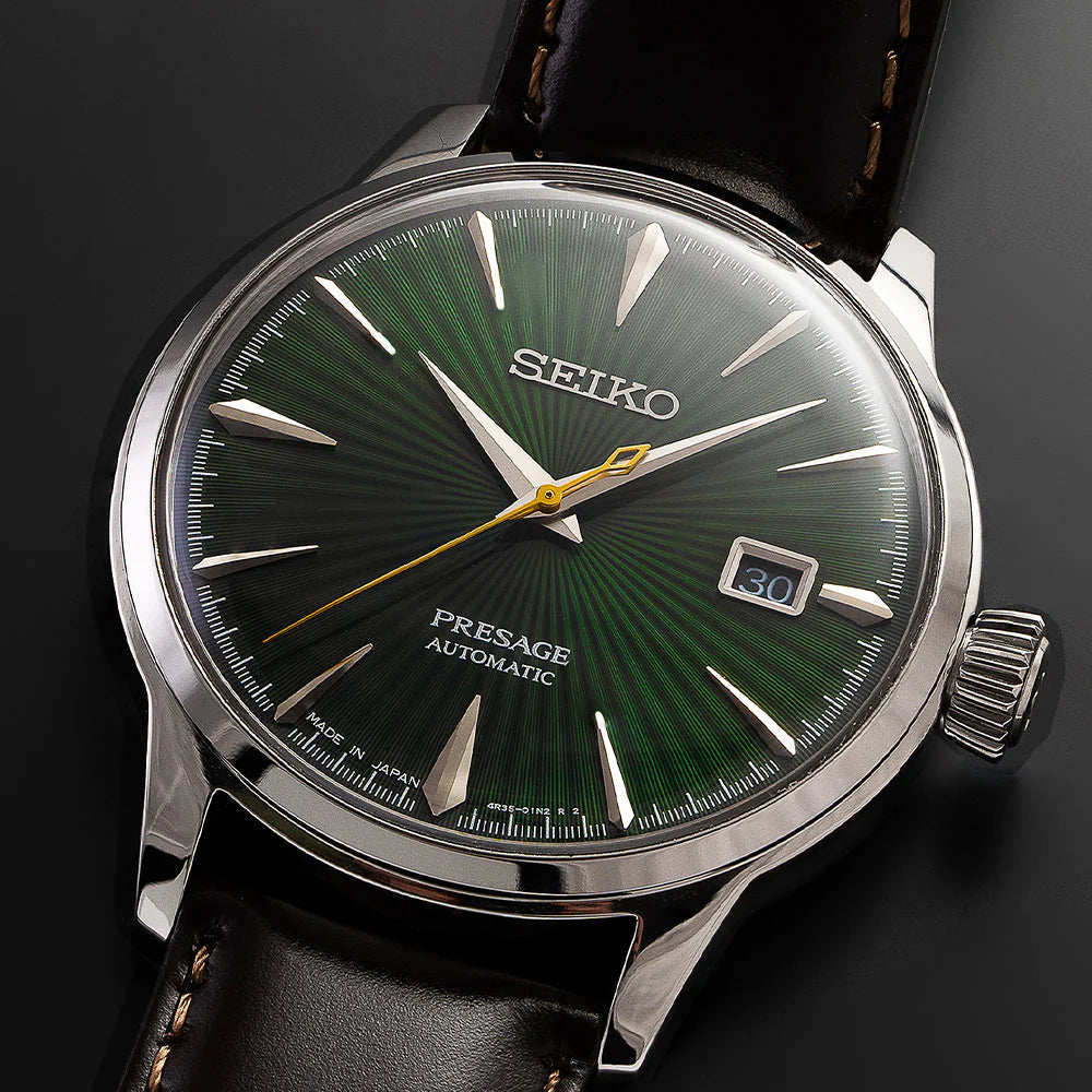 Seiko Presage Mockingbird Green Dial SRPD37