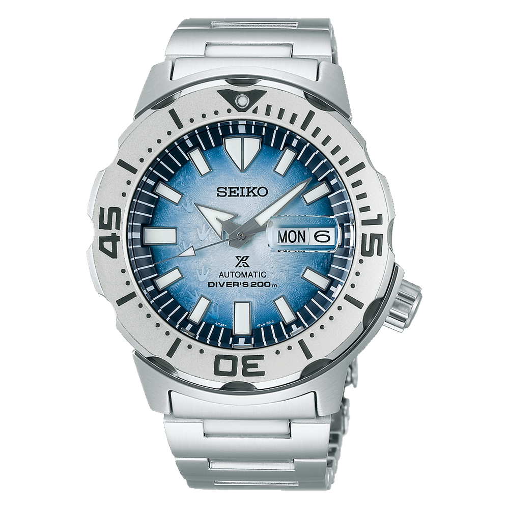 Seiko Prospex Antarctica 'Monster' Save the Ocean Blue Dial SRPG57