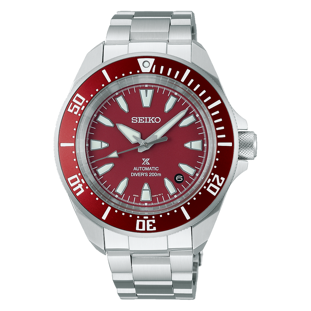 Seiko Prospex Sea Samurai Red Dial 200M Automatic SRPL11K1