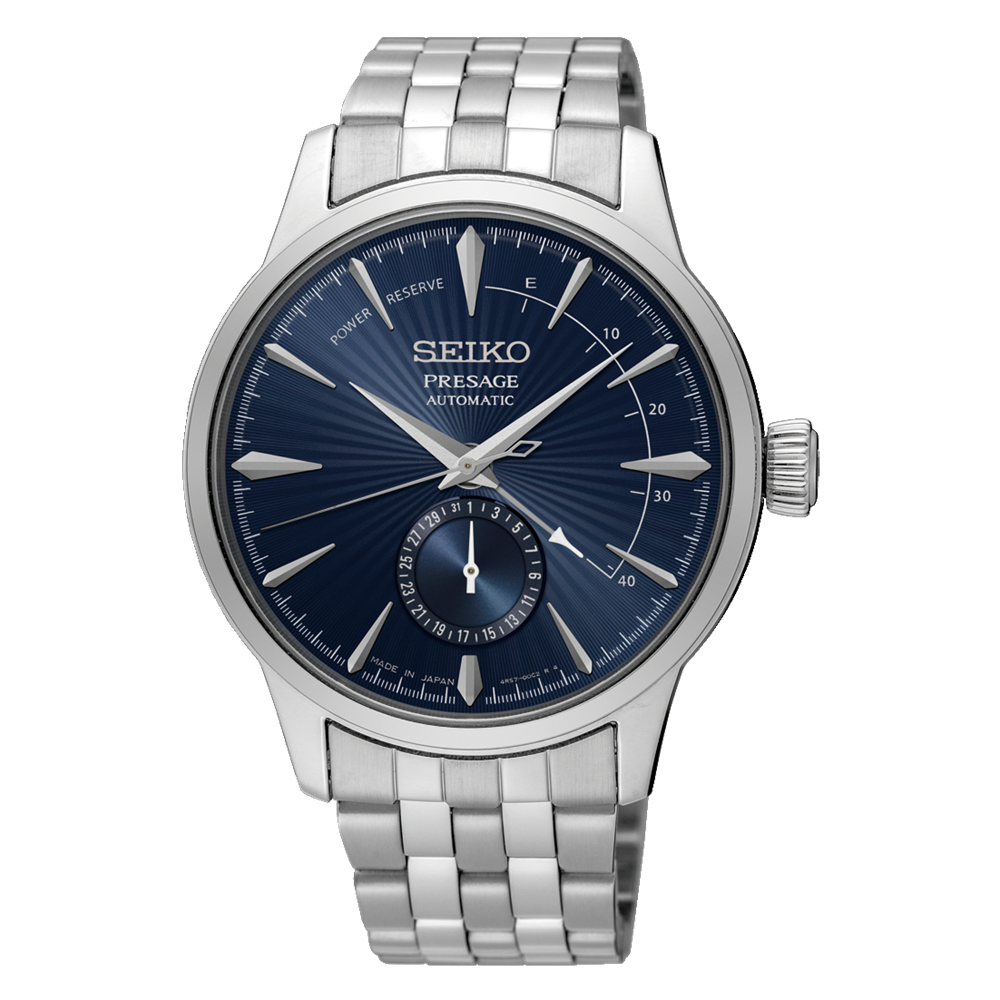 Seiko Presage Cocktail Time Blue moon Power Reserve SSA347J1