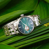 Seiko Presage Open Heart Dial "Grasshopper" Green Dial SSA441