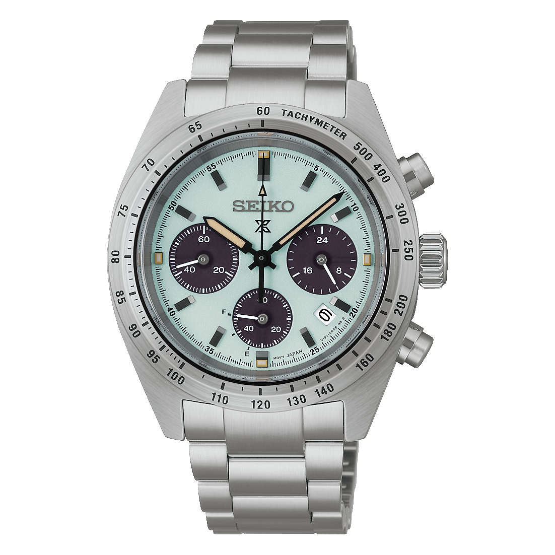 Seiko Prospex Speedtimer Solar Chronograph Mint Green Dial SSC965