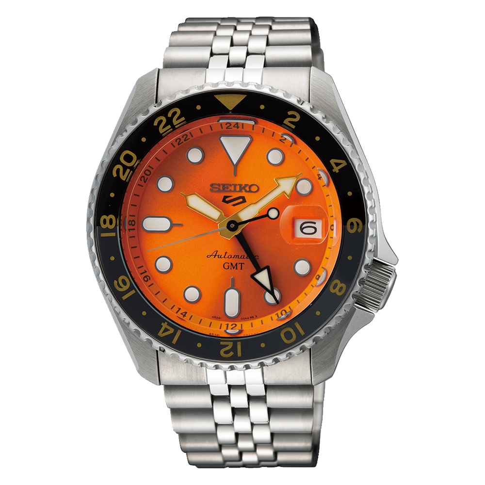 Seiko 5 Sport SKX GMT SSK005 Orange Dial