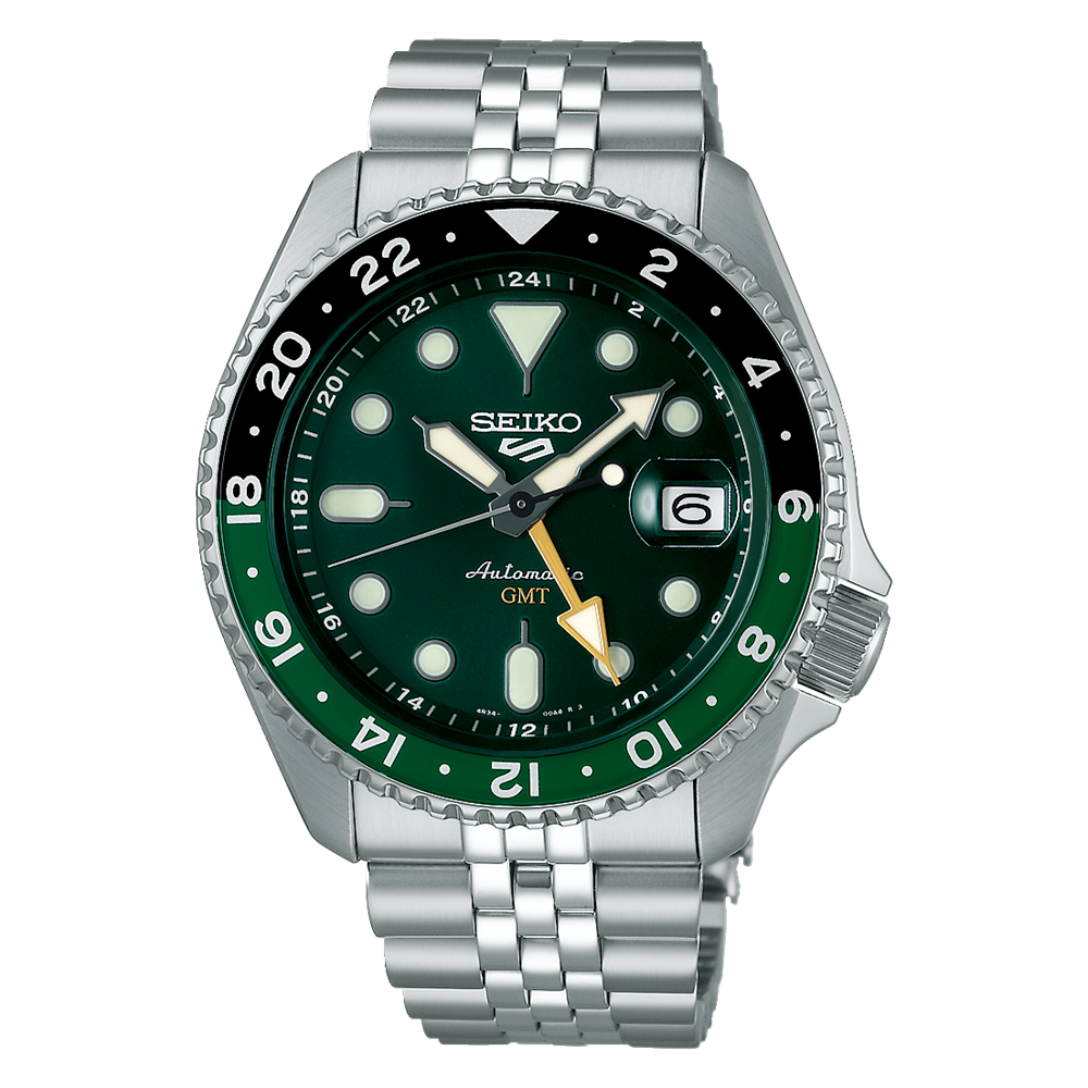 Seiko 5 Sport SKX GMT SSK035 Green Dial