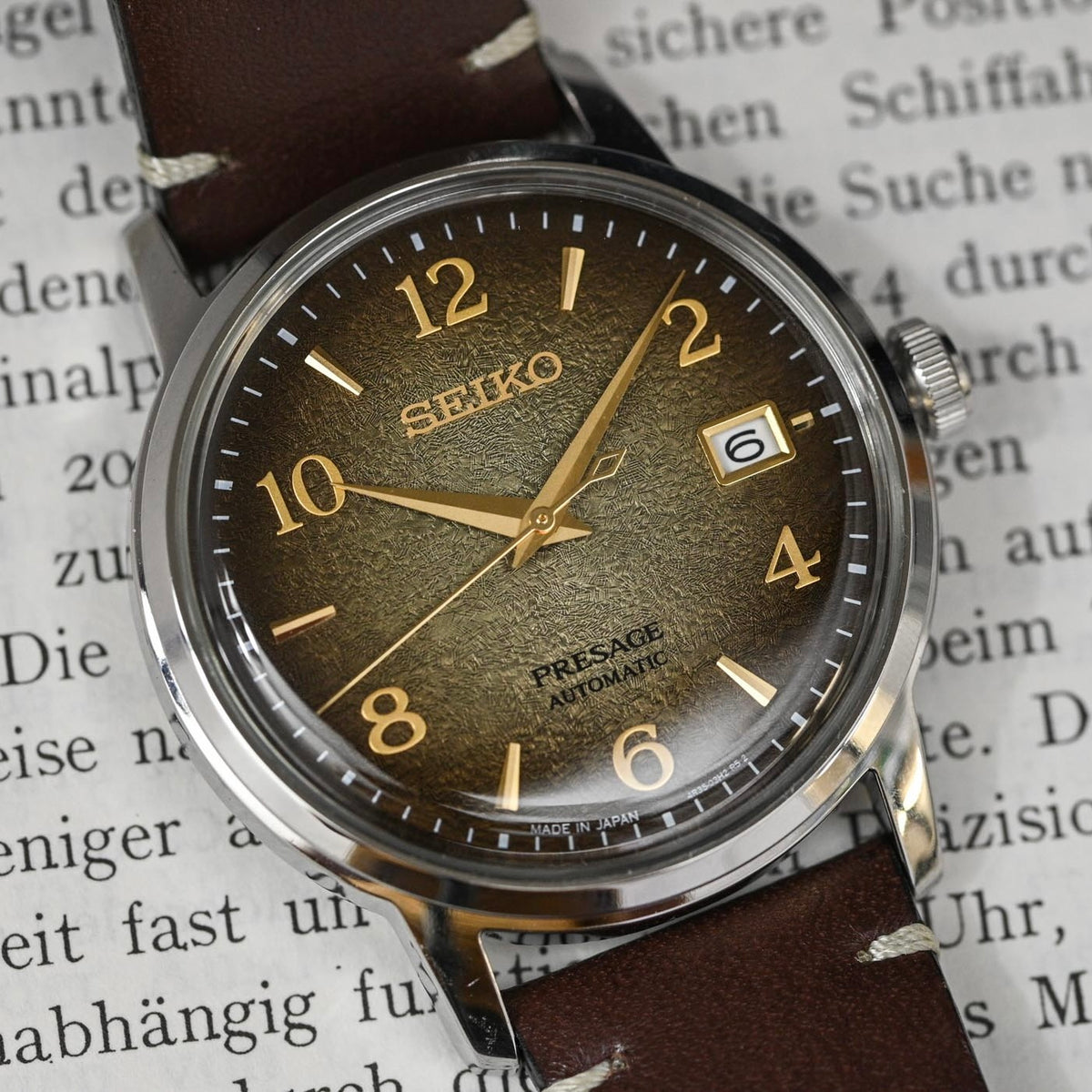 Seiko Presage Cocktail Time "Hojicha" SRPF43J1 Limited Edition