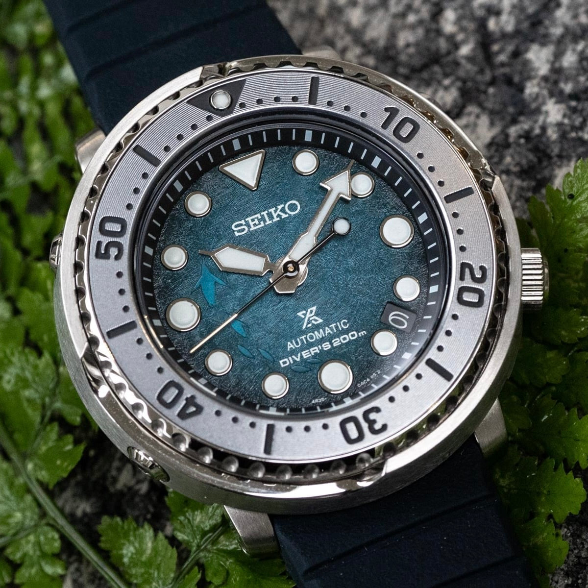 Seiko Prospex Baby Tuna "Save the Ocean" Automatic Blue Dial SRPH77