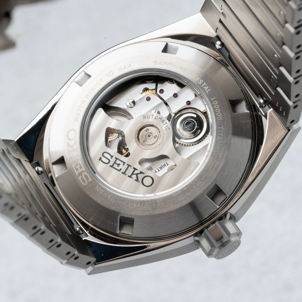 King Seiko Vanac High-Beat Automatic Titanium Purple Dial HKF001
