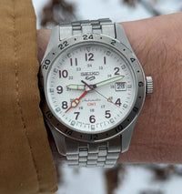 Seiko 5 Sport Field SKX GMT White Dial SSK059k1