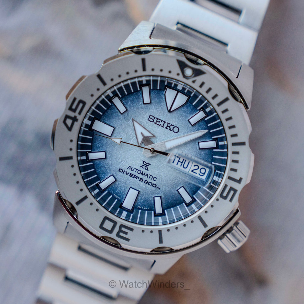 Seiko Prospex Antarctica 'Monster' Save the Ocean Blue Dial SRPG57