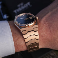 Tissot PRX Powermatic 80 Rose Gold / Blue T137.407.33.041.00