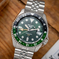 Seiko 5 Sport SKX GMT SSK035 Green Dial