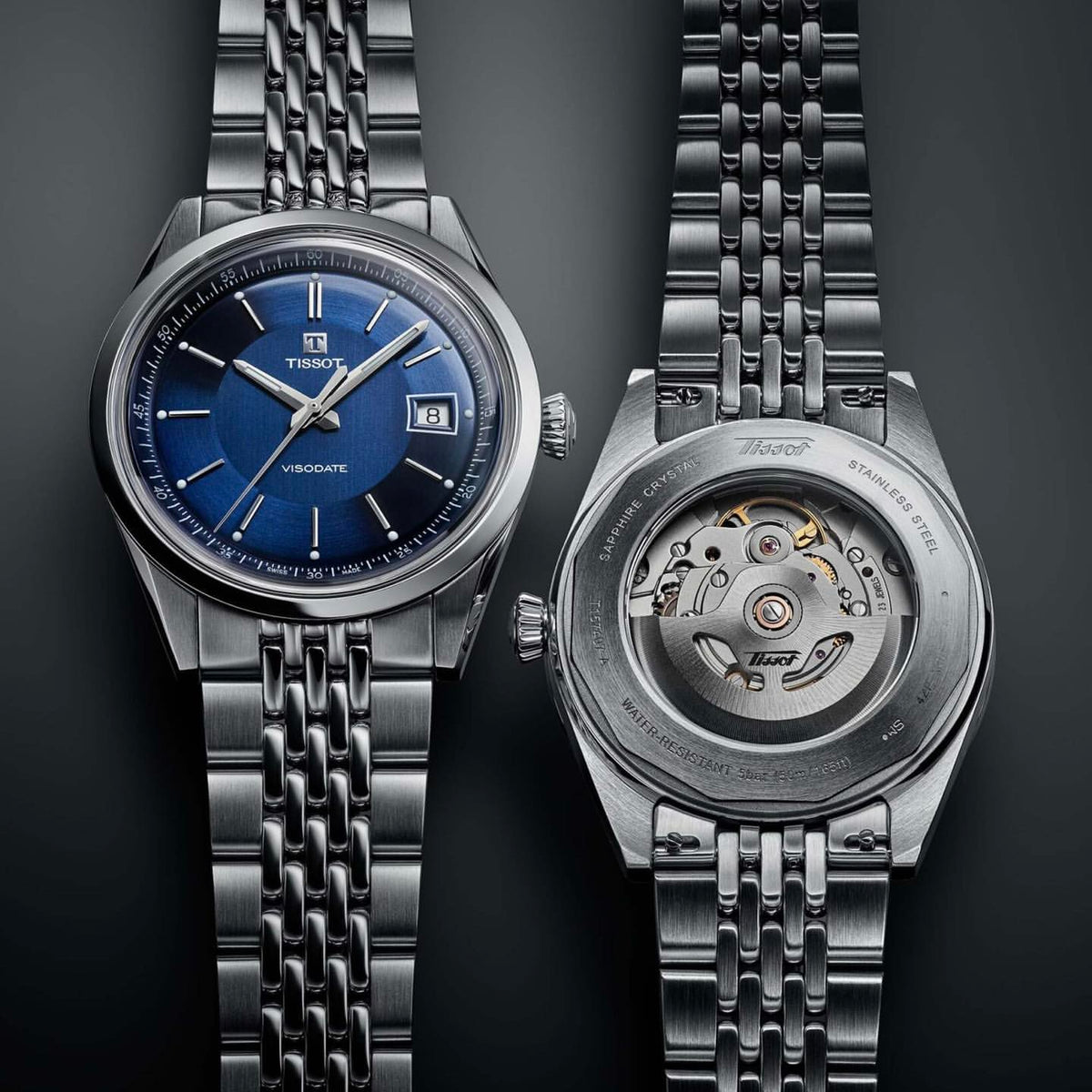 Tissot Visodate Powermatic80 Blue Dial T157.407.11.041.00