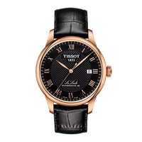 Tissot Le Locle Powermatic 80 Black Rose Gold Dial T006.407.36.053.00