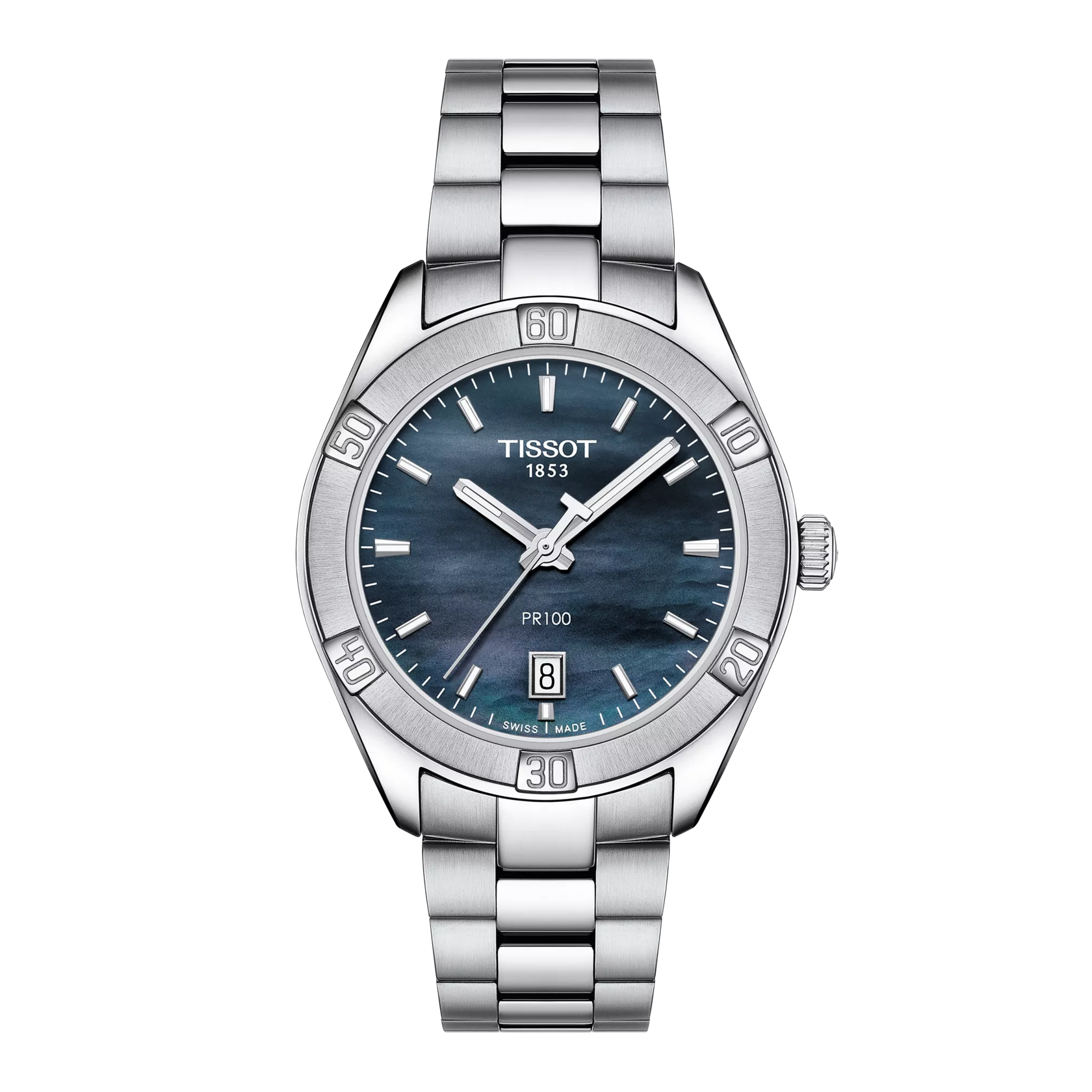 Tissot PR 100 Sport Chic 36mm Mother of Pearl Dial T101.910.11.121.00