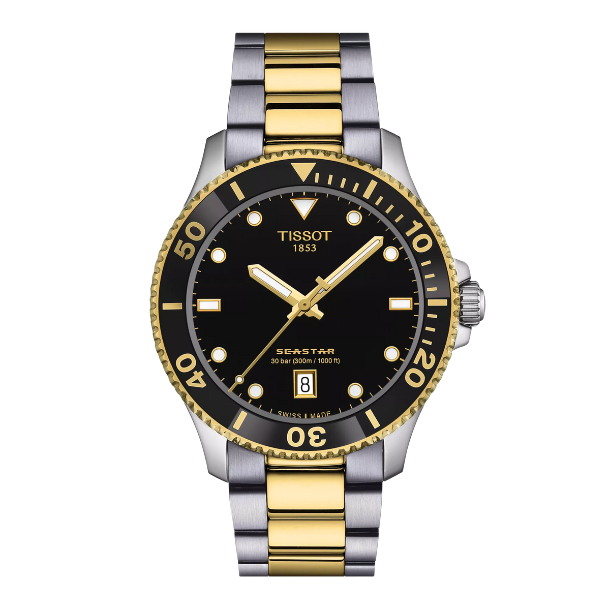 Tissot Seastar 1000 Quartz 40mm Black Two Tone T120.410.22.051.00