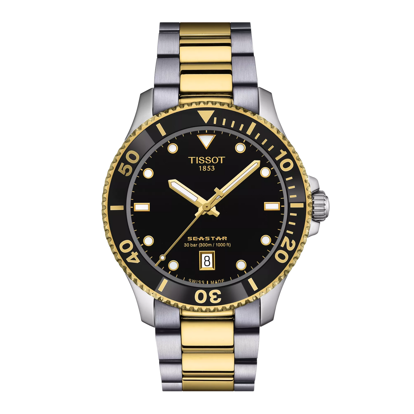 Tissot Seastar 1000 Quartz 40mm Black Two Tone T120.410.22.051.00