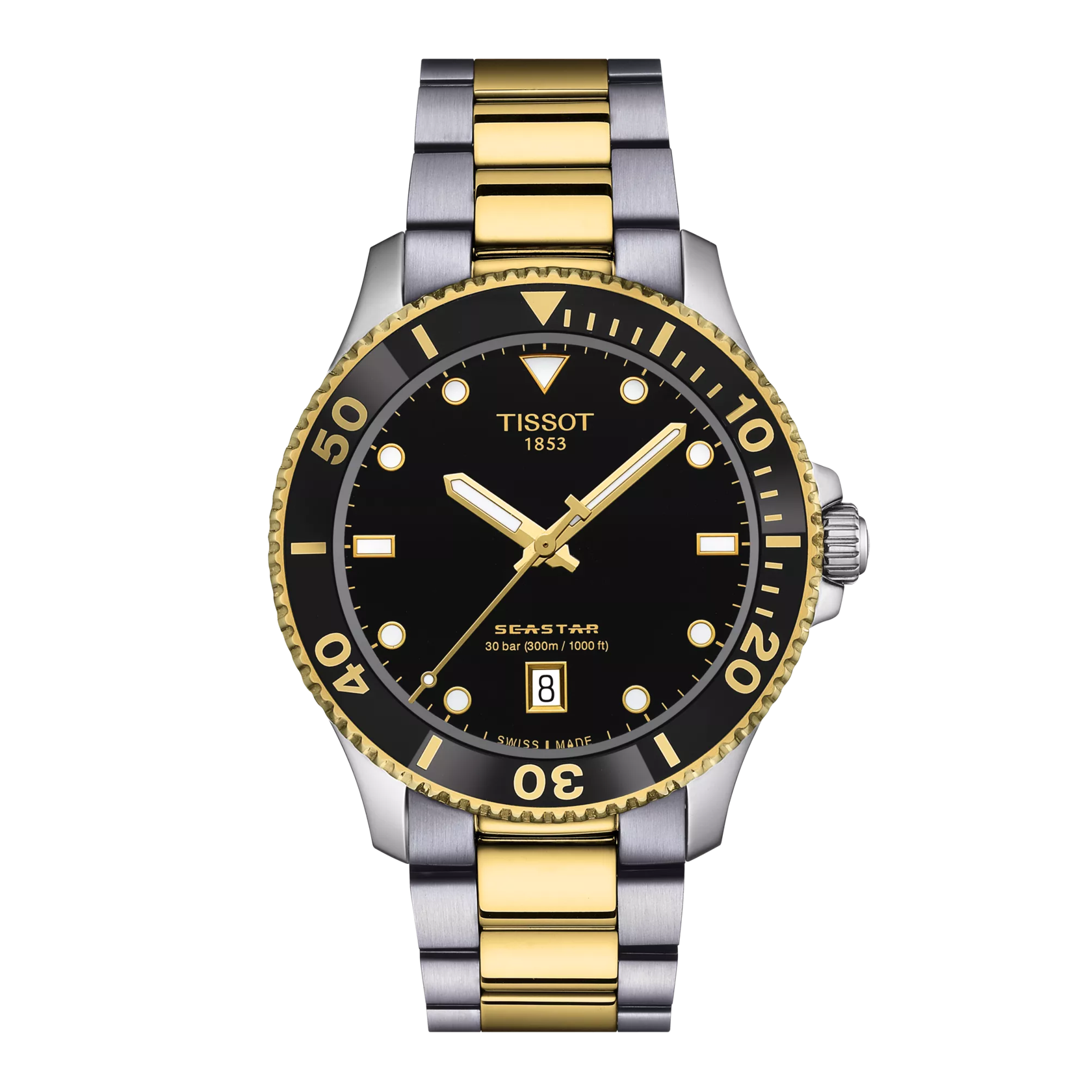 Tissot Seastar 1000 Quartz 40mm Black Two Tone T120.410.22.051.00