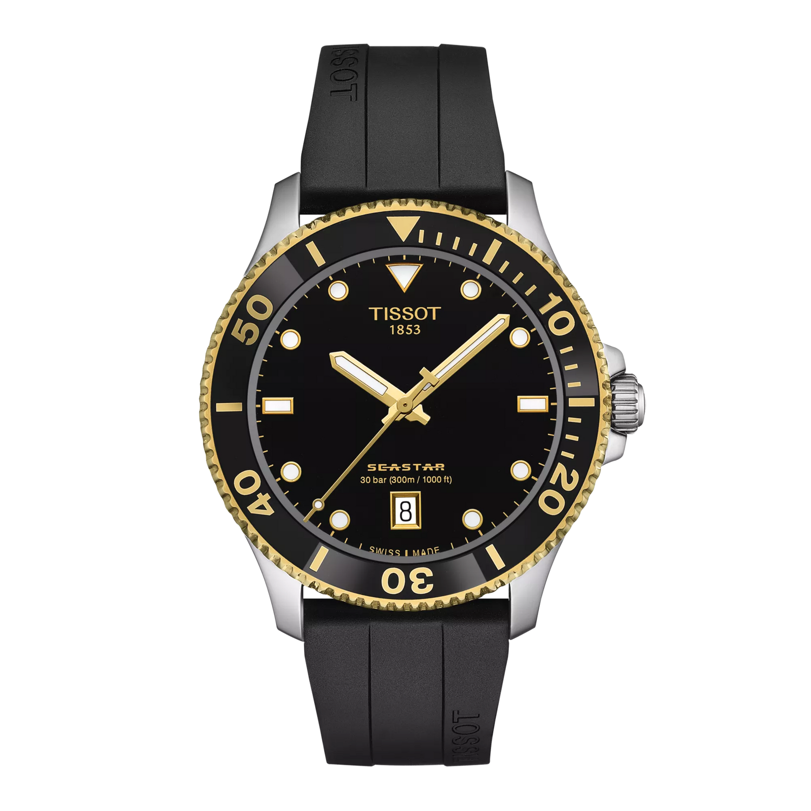 Tissot Seastar 1000 Quartz Black Two Tone Dial T120.410.27.051.00