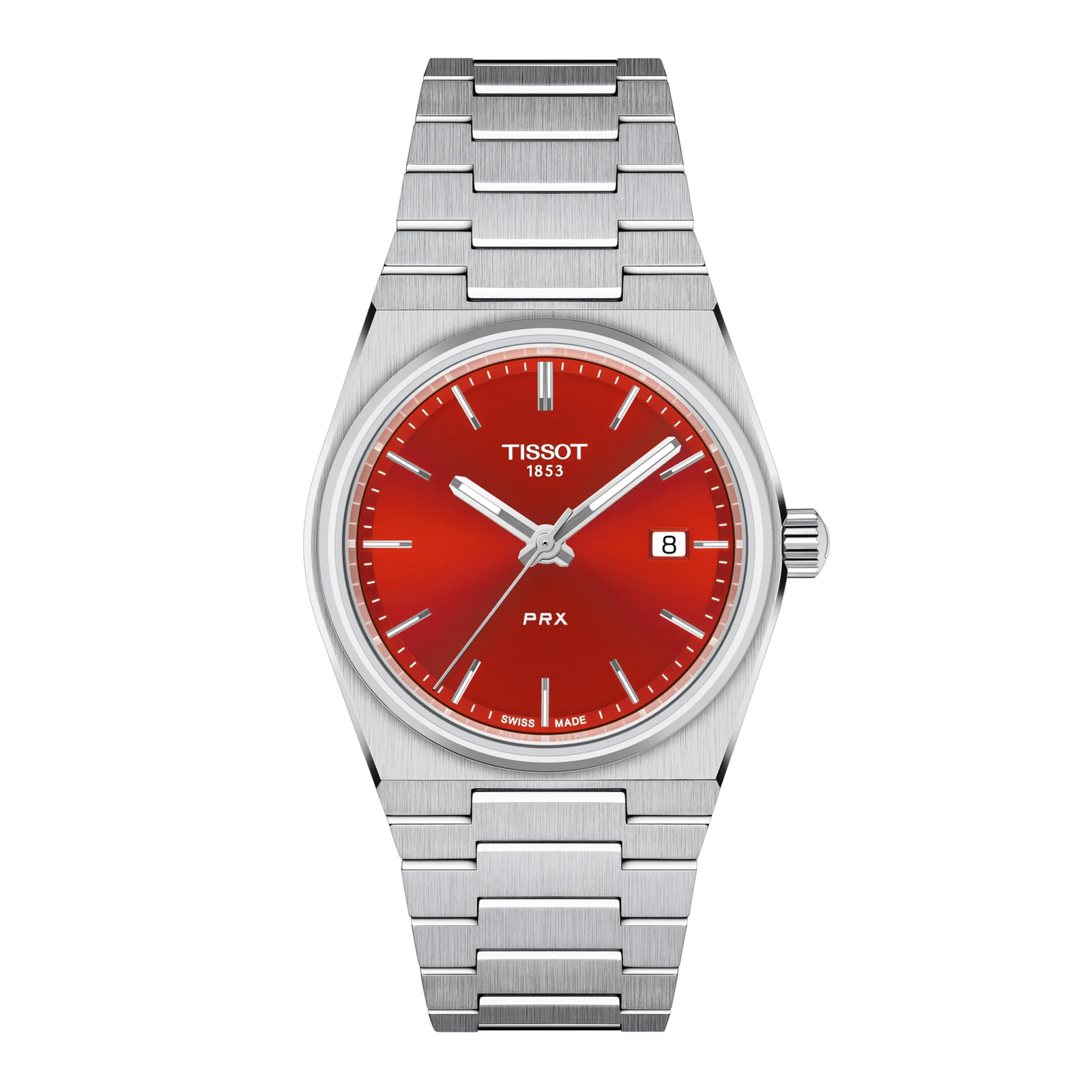 Tissot PRX Quartz 35mm Red Dial T137.210.11.421.00