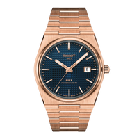 Tissot PRX Powermatic 80 Rose Gold / Blue T137.407.33.041.00